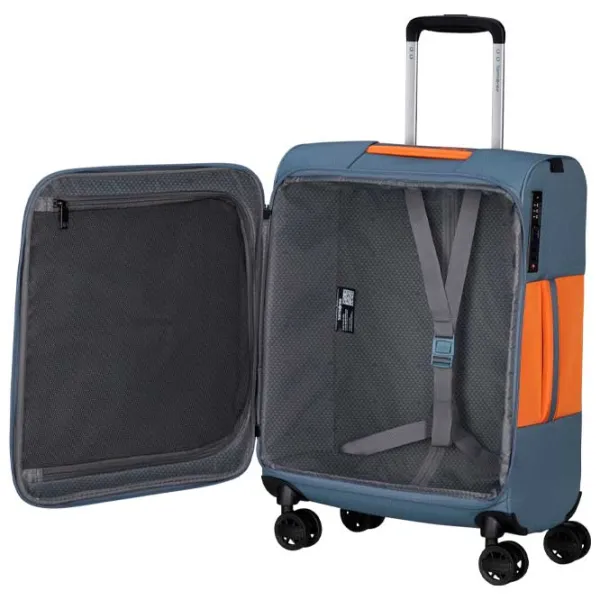 Valiză Samsonite Vaycay Spinner expandable 42l/ Orange Grey photo 4