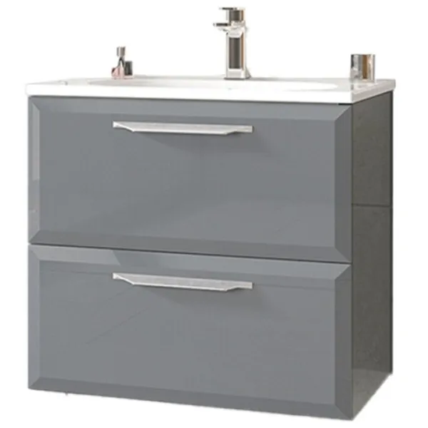 Seturi mobilă de baie Orka Nuvola 65 MDF/ Antracit photo 1