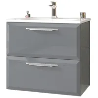 Seturi mobilă de baie Orka Nuvola 65 MDF/ Antracit