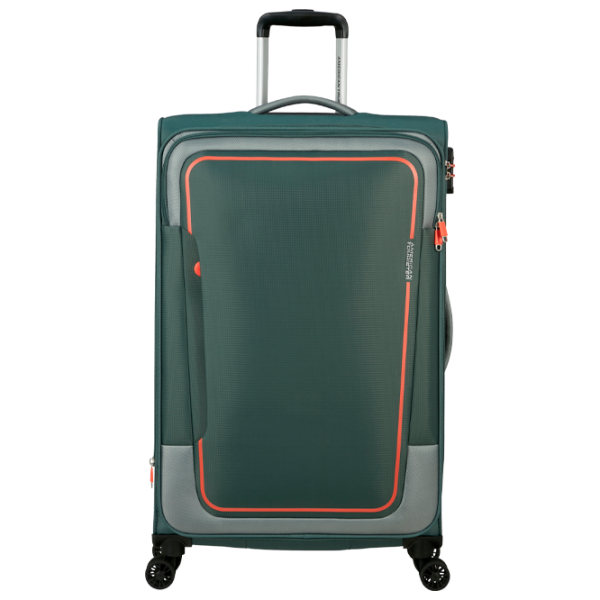 Чемодан American Tourister Pulsonic Spinner Expandable 113л/ Sunset Зеленый photo 1 Чемодан American Tourister Pulsonic Spinner Expandable 113л/ Sunset Зеленый photo 1