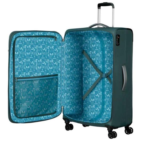 Чемодан American Tourister Pulsonic Spinner Expandable 113л/ Sunset Зеленый photo 2 Чемодан American Tourister Pulsonic Spinner Expandable 113л/ Sunset Зеленый photo 2