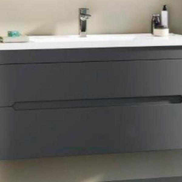 Seturi mobilă de baie Orka Varna 80 MDF/ Antracit photo 2