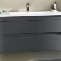 Seturi mobilă de baie Orka Varna 80 MDF/ Antracit photo 2