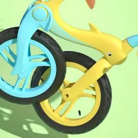 Bicicletă fără pedale 4Play Dolphin 12" 12" Metal/ Yellow photo 3