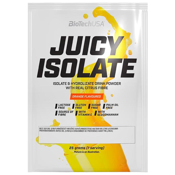 Proteină BioTechUSA Juicy Isolate 25 g (5999076244713) praf/ Portocală photo 1 Proteină BioTechUSA Juicy Isolate 25 g (5999076244713) praf/ Portocală photo 1