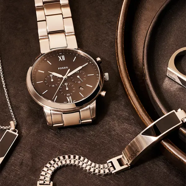 Ceas de mână pentru bărbați FOSSIL Neutra Chronograph Cuarț/ 44 mm photo 5 Ceas de mână pentru bărbați FOSSIL Neutra Chronograph Cuarț/ 44 mm photo 5