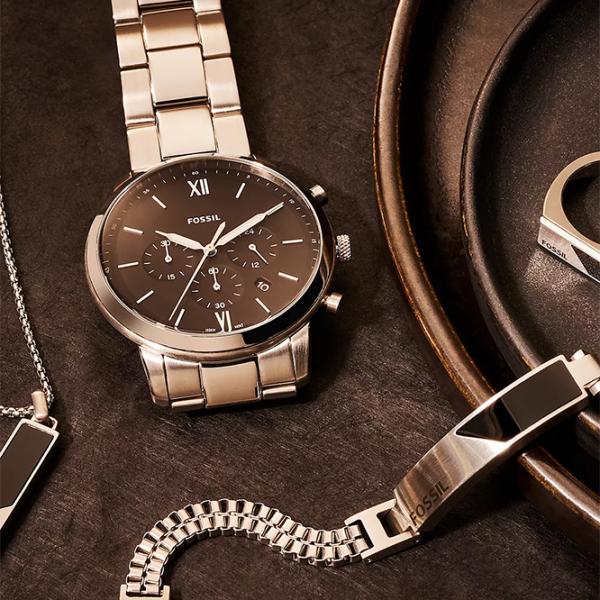 Ceas de mână pentru bărbați FOSSIL Neutra Chronograph Cuarț/ 44 mm photo 5 Ceas de mână pentru bărbați FOSSIL Neutra Chronograph Cuarț/ 44 mm photo 5