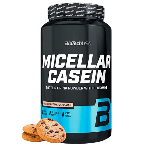 Proteină BioTechUSA Micellar Casein 908 g (5999076232871) praf/ Biscuit cu cremă photo 1