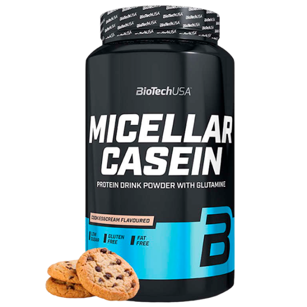 Proteină BioTechUSA Micellar Casein 908 g (5999076232871) praf/ Biscuit cu cremă photo 1