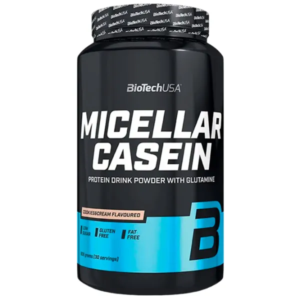 Proteină BioTechUSA Micellar Casein 908 g (5999076232871) praf/ Biscuit cu cremă photo 2