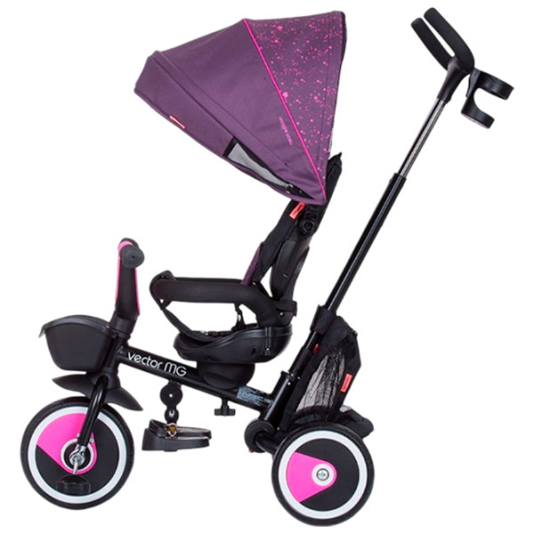 Triciclu Chipolino 360 Vector MG 25 kg/ Liliac photo 3 Triciclu Chipolino 360 Vector MG 25 kg/ Liliac photo 3