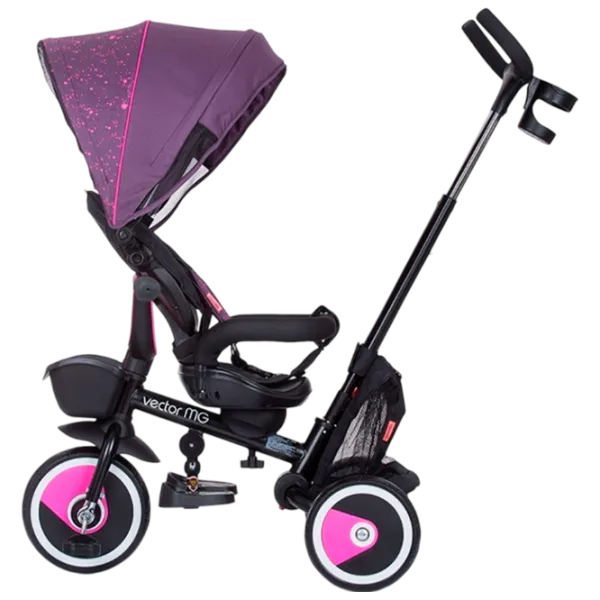 Triciclu Chipolino 360 Vector MG 25 kg/ Liliac photo 5 Triciclu Chipolino 360 Vector MG 25 kg/ Liliac photo 5