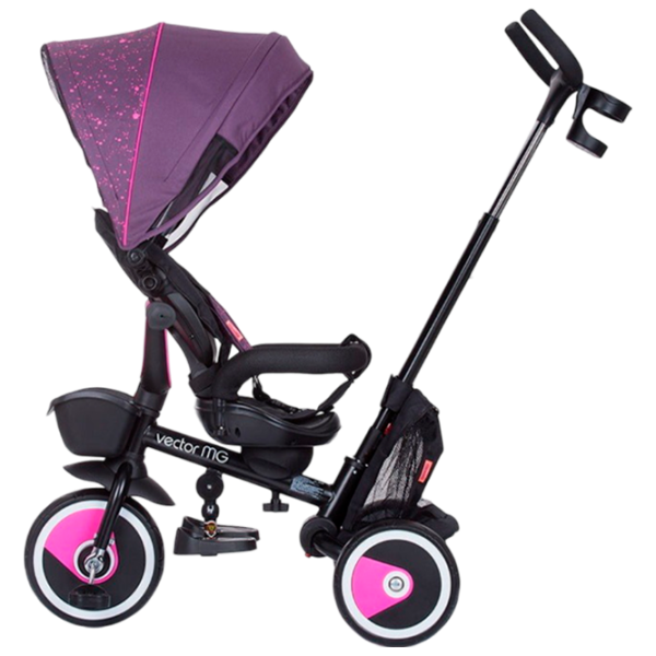 Triciclu Chipolino 360 Vector MG 25 kg/ Liliac photo 5 Triciclu Chipolino 360 Vector MG 25 kg/ Liliac photo 5