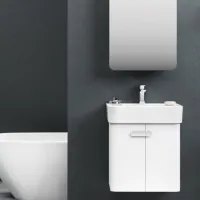 Seturi mobilă de baie Orka Orbit 55 MDF/ White photo 2