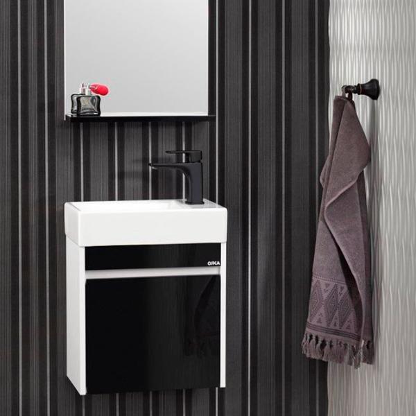 Seturi mobilă de baie Orka Yedisu 45 MDF/ Black photo 2