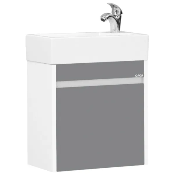 Seturi mobilă de baie Orka Yedisu 45 MDF/ White photo 1