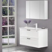 Seturi mobilă de baie Orka New Su 80 MDF/ White photo 2