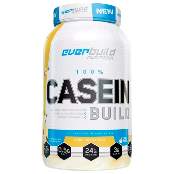 Proteină EverBuild 100% Casein 908 g (852822007855) praf/ Înghețată, vanilie photo 1 Proteină EverBuild 100% Casein 908 g (852822007855) praf/ Înghețată, vanilie photo 1