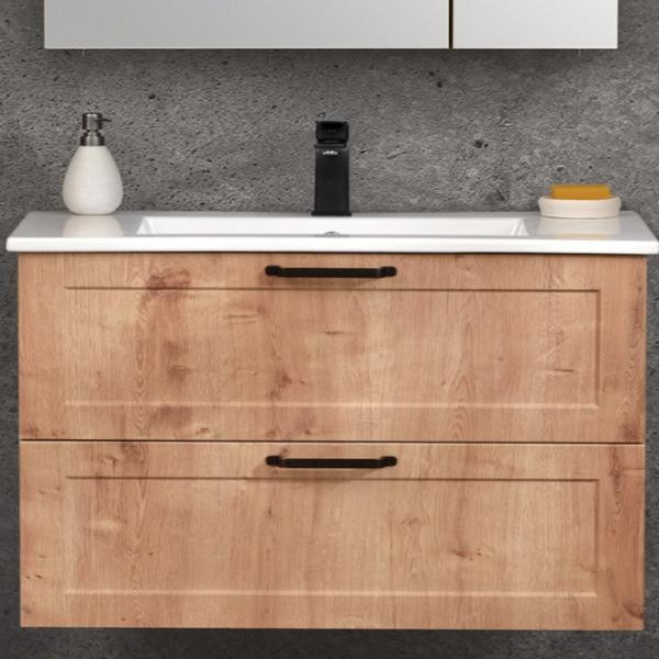 Seturi mobilă de baie Orka New Su 80 MDF/ Oak photo 2