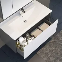 Seturi mobilă de baie Orka New Likya 100 MDF/ Antracit photo 2