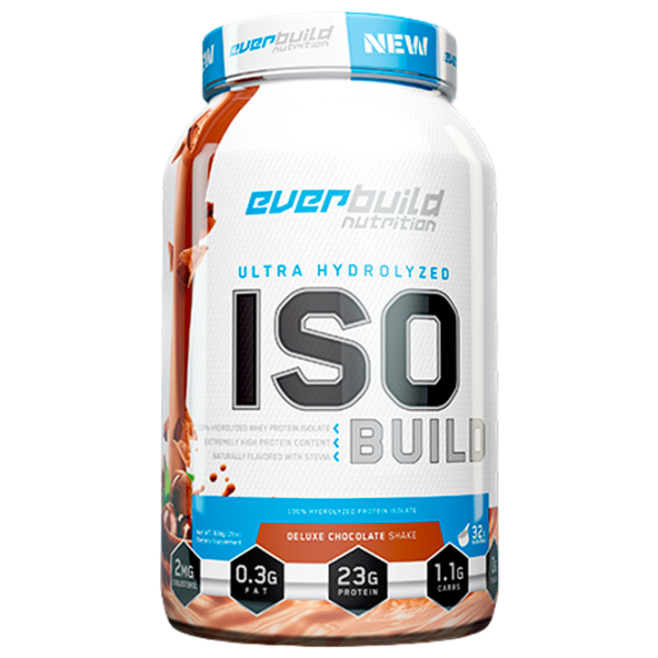 Proteină EverBuild Ultra Hydrolyzed ISO Build 908 g (852822007084) praf/ Ciocolată photo 1 Proteină EverBuild Ultra Hydrolyzed ISO Build 908 g (852822007084) praf/ Ciocolată photo 1