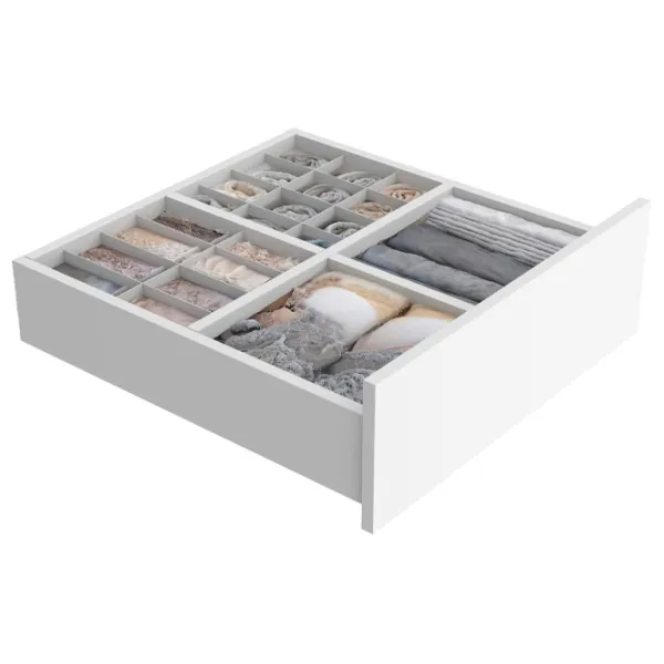 Шкаф Belini Premium ME SZP6 SZP6/1/W/SR/0/KLAL 60 x 133см x 216 / ЛДСП / White photo 3 Шкаф Belini Premium ME SZP6 SZP6/1/W/SR/0/KLAL 60 x 133см x 216 / ЛДСП / White photo 3