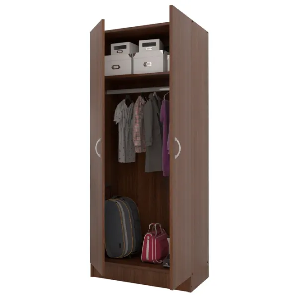 Шкаф Haaus Remi 2U 80 x 51см x 170 / ЛДСП / Венге photo 3