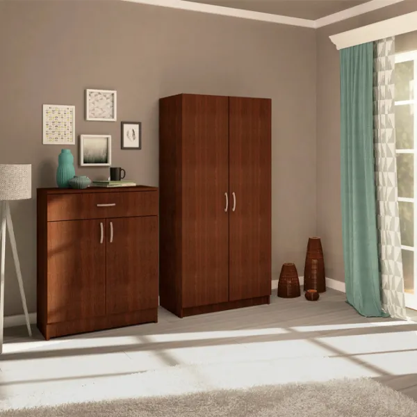 Шкаф Haaus Remi 2U 80 x 51см x 170 / ЛДСП / Венге photo 5
