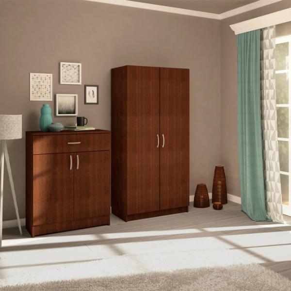 Шкаф Haaus Remi 2U 80 x 51см x 170 / ЛДСП / Венге photo 5