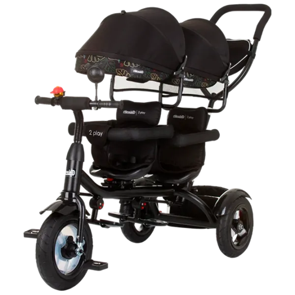 Трицикл Chipolino 2Play 40 кг/ Black photo 1 Трицикл Chipolino 2Play 40 кг/ Black photo 1