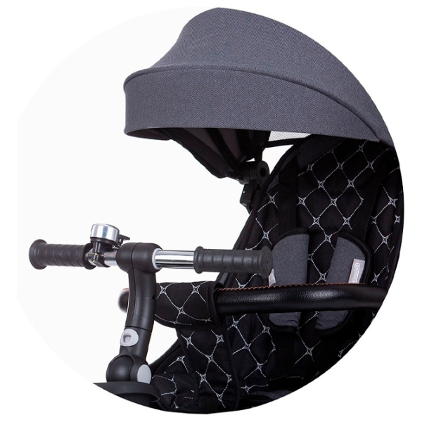 Triciclu Chipolino Pegas 25 kg/ Antracit photo 6 Triciclu Chipolino Pegas 25 kg/ Antracit photo 6