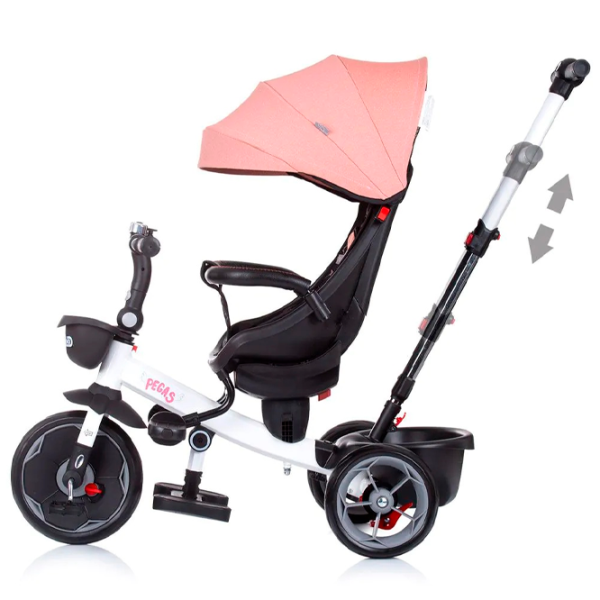 Triciclu Chipolino Pegas 25 kg/ Pink photo 3 Triciclu Chipolino Pegas 25 kg/ Pink photo 3