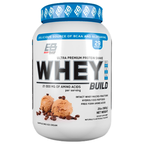 Протеин EverBuild Whey Build 908 г (034659089703) порошок/ Шоколадное мороженное photo 1 Протеин EverBuild Whey Build 908 г (034659089703) порошок/ Шоколадное мороженное photo 1