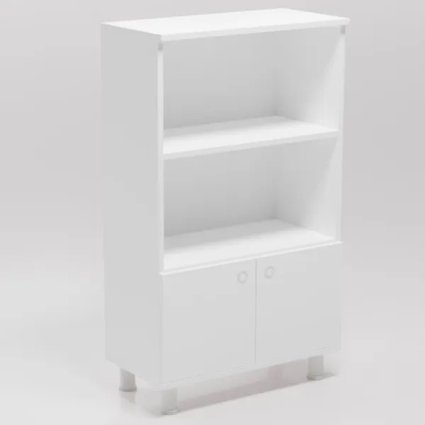 Шкаф с полками Smartex Mini 115.5 x 70 x 35см/ ДСП/ White photo 2