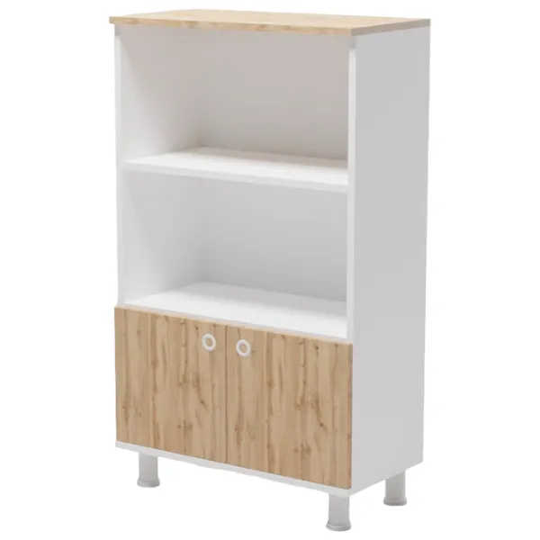 Шкаф с полками Smartex Mini 115.5 x 70 x 35см/ ДСП/ Темный дуб photo 3