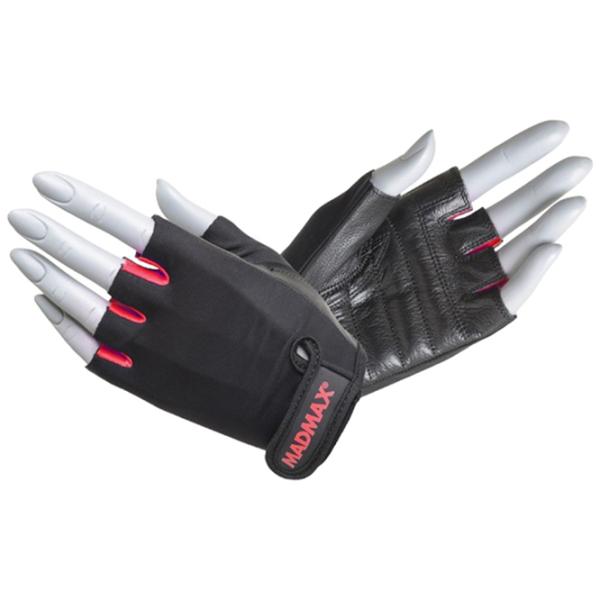Фитнес-перчатки Mad Max RAINBOW BLACK/ RUBINE RED XS photo 1