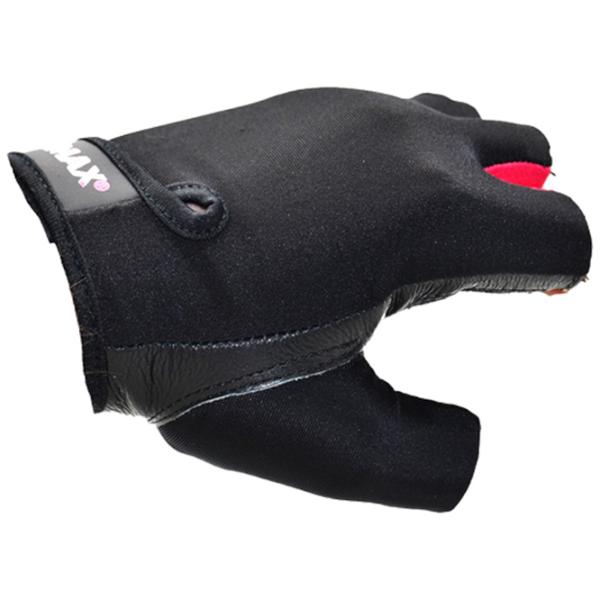 Фитнес-перчатки Mad Max RAINBOW BLACK/ RUBINE RED XS photo 2