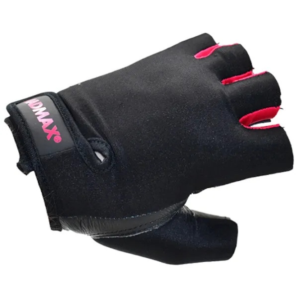Фитнес-перчатки Mad Max RAINBOW BLACK/ RUBINE RED XS photo 4