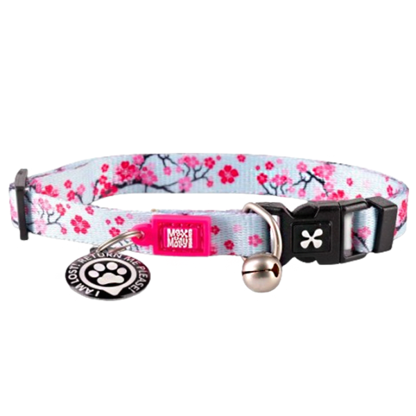 Zgardă Max & Molly Smart ID Cat Cherry Bloom pentru pisici photo 1 Zgardă Max & Molly Smart ID Cat Cherry Bloom pentru pisici photo 1