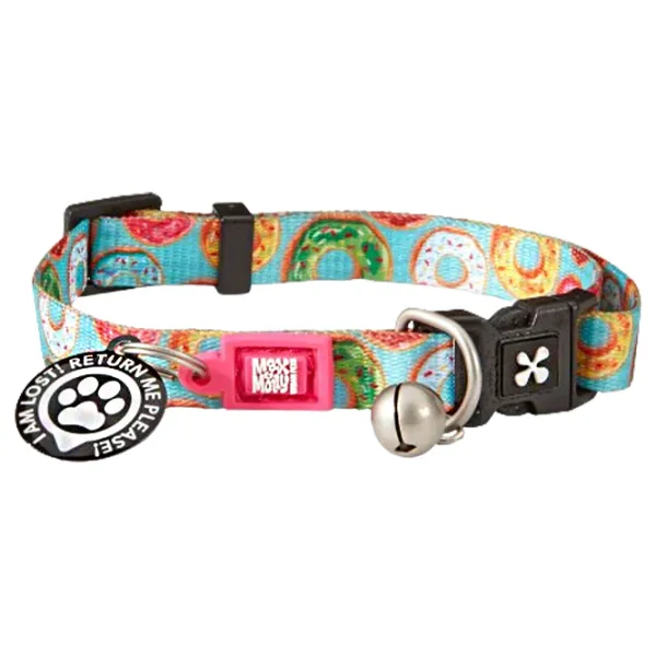 Чокер Max & Molly Smart ID Cat Donuts для кошек photo 1 Чокер Max & Molly Smart ID Cat Donuts для кошек photo 1