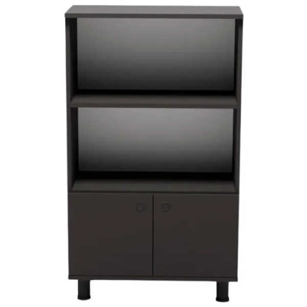 Шкаф с полками Smartex Mini 115.5 x 70 x 35см/ ДСП/ Черный photo 1
