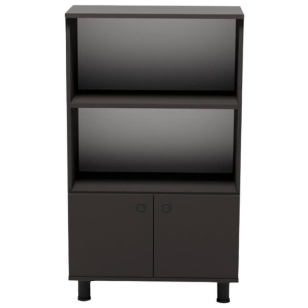 Шкаф с полками Smartex Mini 115.5 x 70 x 35см/ ДСП/ Черный photo 1