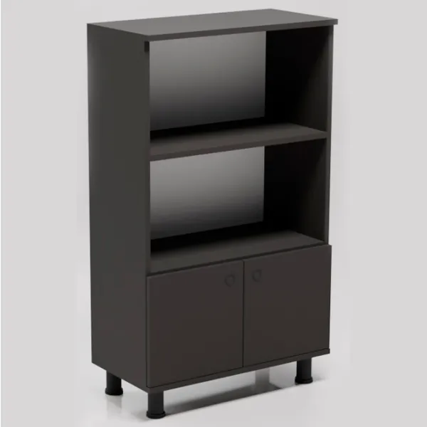 Шкаф с полками Smartex Mini 115.5 x 70 x 35см/ ДСП/ Черный photo 2
