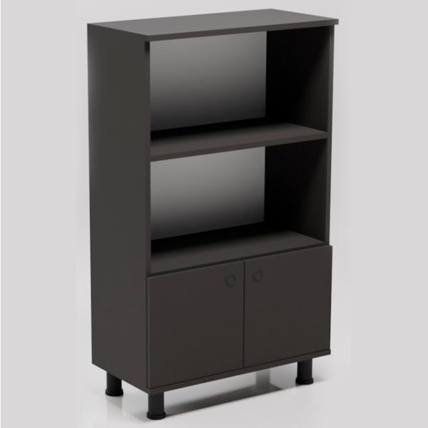 Шкаф с полками Smartex Mini 115.5 x 70 x 35см/ ДСП/ Черный photo 2