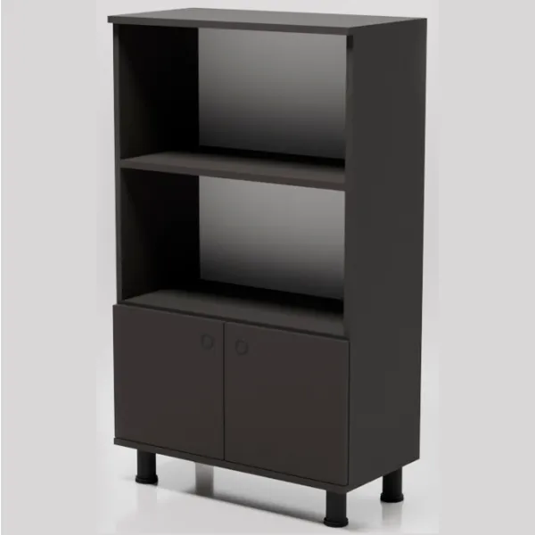 Шкаф с полками Smartex Mini 115.5 x 70 x 35см/ ДСП/ Черный photo 3