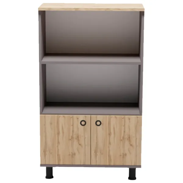 Dulap cu polițe Smartex Mini 115.5 x 70 x 35/ PAL/ Stejar închis photo 1