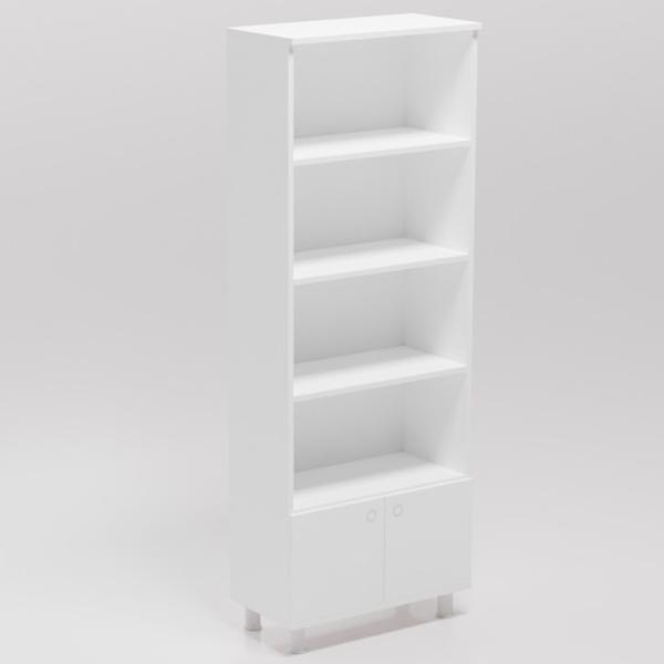 Dulap cu polițe Smartex Maxi 187 x 70 x 35/ PAL/ White photo 2