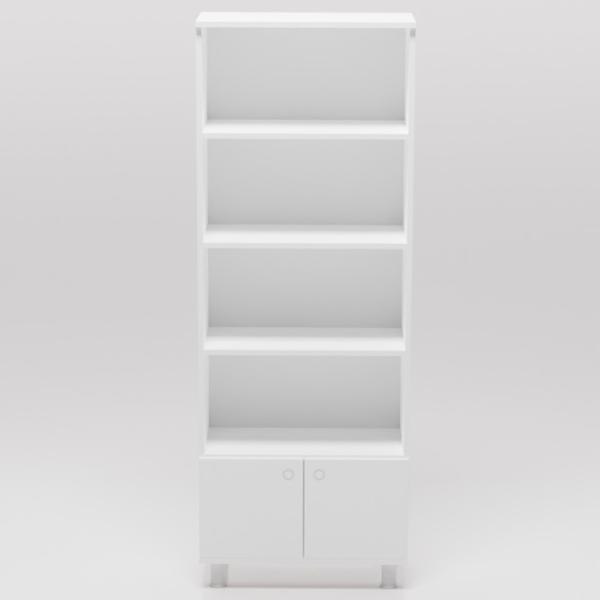 Dulap cu polițe Smartex Maxi 187 x 70 x 35/ PAL/ White photo 3