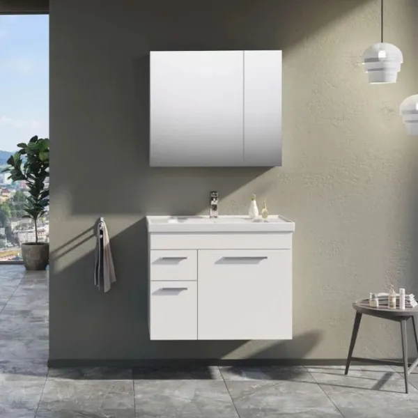Seturi mobilă de baie Orka Enez 80 MDF/ White photo 2