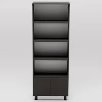 Dulap cu polițe Smartex Maxi 187 x 70 x 35/ PAL/ Black photo 2
